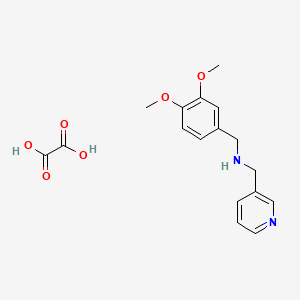 molecular formula C17H20N2O6 B3078270 草酸(3,4-二甲氧基苄基)-吡啶-3-基甲胺 CAS No. 1050161-44-8