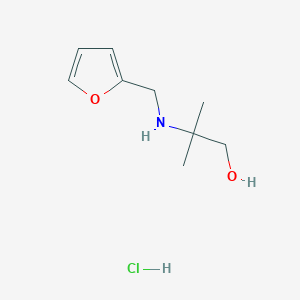 2-[(2-Furylmethyl)amino]-2-methyl-1-propanol hydrochloride