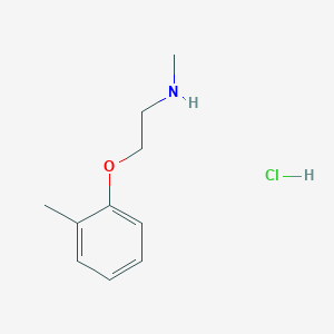 molecular formula C10H16ClNO B3078370 N-Methyl-2-(2-methylphenoxy)-1-ethanamine hydrochloride CAS No. 1050509-58-4