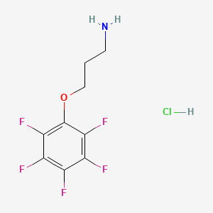[3-(Pentafluorophenoxy)propyl]amine hydrochloride