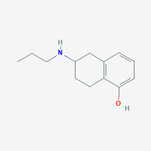 molecular formula C13H19NO B030785 6-(丙氨基)-5,6,7,8-四氢萘-1-醇 CAS No. 78950-82-0
