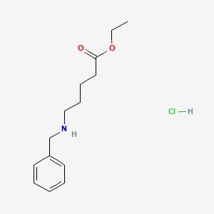 Ethyl 5-(benzylamino)pentanoate hydrochloride
