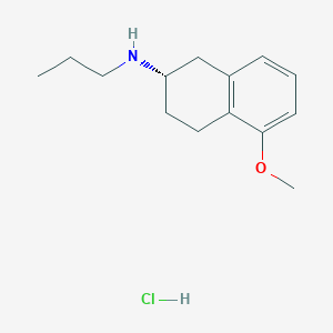 molecular formula C14H22ClNO B030787 (S)-1,2,3,4-四氢-5-甲氧基-N-丙基-2-萘胺盐酸盐 CAS No. 93601-86-6