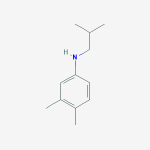 molecular formula C12H19N B3078740 N-Isobutyl-3,4-dimethylaniline CAS No. 105336-24-1