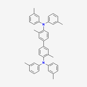 molecular formula C42H40N2 B3078787 2-methyl-4-[3-methyl-4-(3-methyl-N-(3-methylphenyl)anilino)phenyl]-N,N-bis(3-methylphenyl)aniline CAS No. 105465-14-3