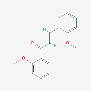 molecular formula C17H16O3 B3078792 (2E)-1,3-Bis(2-methoxyphenyl)prop-2-en-1-one CAS No. 105473-08-3
