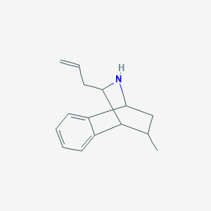 molecular formula C15H19N B3078800 9-Allyl-3-methyl-1,2,3,4-tetrahydro-1,4-(epiminomethano)naphthalene CAS No. 1055027-32-1