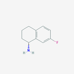 molecular formula C10H12FN B3078852 (R)-7-氟-1,2,3,4-四氢萘-1-胺 CAS No. 1055949-62-6