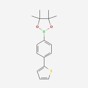 4,4,5,5-Tetramethyl-2-(4-(thiophen-2-yl)phenyl)-1,3,2-dioxaborolane
