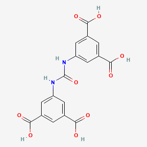 molecular formula C17H12N2O9 B3078906 5,5'-(Carbonylbis(azanediyl))diisophthalic acid CAS No. 105699-82-9