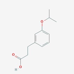 molecular formula C12H16O3 B3078933 3-(3-Isopropoxyphenyl)propanoic acid CAS No. 1057602-08-0