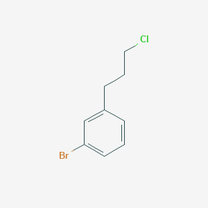 molecular formula C9H10BrCl B3078969 1-Bromo-3-(3-chloropropyl)benzene CAS No. 1057673-67-2
