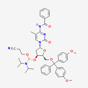 molecular formula C47H54N5O8P B3079036 N4-Benzoyl-2'-deoxy-5'-O-DMT-5-methylcytidine 3'-CE phosphoramidite CAS No. 105931-57-5