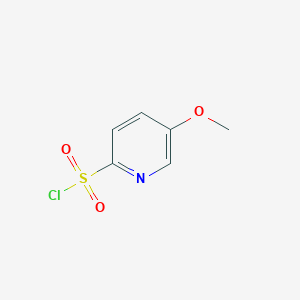 molecular formula C6H6ClNO3S B3079088 5-Methoxypyridine-2-sulfonyl chloride CAS No. 1060801-83-3