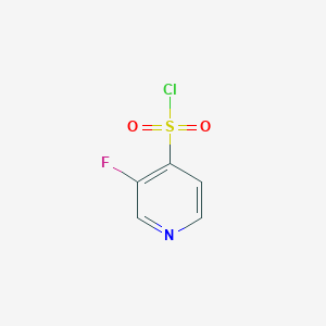 molecular formula C5H3ClFNO2S B3079089 3-Fluoropyridine-4-sulfonyl chloride CAS No. 1060802-50-7