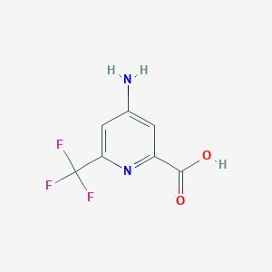 4-Amino-6-(trifluoromethyl)pyridine-2-carboxylic acid