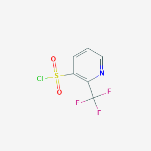 molecular formula C6H3ClF3NO2S B3079122 2-(Trifluoromethyl)pyridine-3-sulfonyl chloride CAS No. 1060811-16-6