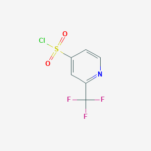 molecular formula C6H3ClF3NO2S B3079128 2-(Trifluoromethyl)pyridine-4-sulfonyl chloride CAS No. 1060811-17-7