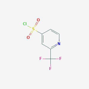 molecular formula C6H3ClF3NO2S B3079128 2-(三氟甲基)吡啶-4-磺酰氯 CAS No. 1060811-17-7