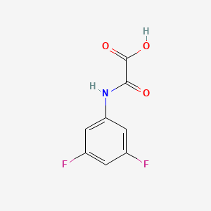 molecular formula C8H5F2NO3 B3079150 [(3,5-Difluorophenyl)amino](oxo)acetic acid CAS No. 1060817-53-9