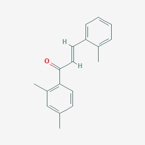 (2E)-1-(2,4-Dimethylphenyl)-3-(2-methylphenyl)prop-2-en-1-one