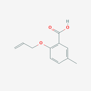 molecular formula C11H12O3 B3079170 2-烯丙氧基-5-甲基苯甲酸 CAS No. 1061592-06-0