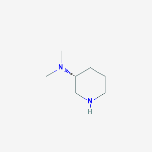 molecular formula C7H16N2 B3079186 (R)-N,N-Dimethylpiperidin-3-amine CAS No. 1061873-14-0