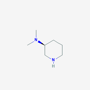 molecular formula C7H16N2 B3079188 (S)-N,N-Dimethylpiperidin-3-amine CAS No. 1061873-15-1