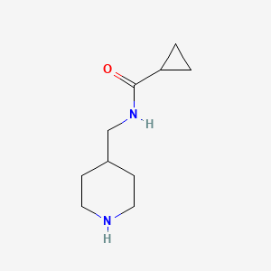 molecular formula C10H18N2O B3079208 N-(哌啶-4-基甲基)环丙烷甲酰胺 CAS No. 1062394-37-9