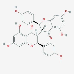 molecular formula C31H24O10 B3079234 Sikokianin A CAS No. 106293-99-6