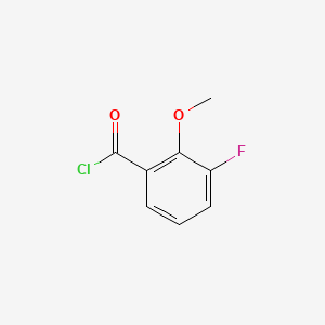 molecular formula C8H6ClFO2 B3079283 3-Fluoro-2-methoxybenzoyl chloride CAS No. 106428-06-2