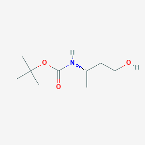 molecular formula C9H19NO3 B3079311 Boc-(S)-3-aminobutan-1-ol CAS No. 106539-36-0