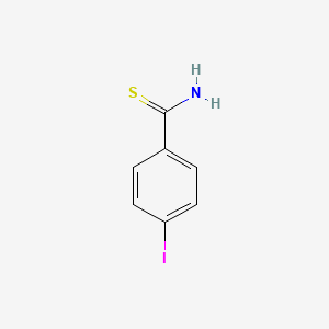 molecular formula C7H6INS B3079347 4-Iodothiobenzamide CAS No. 106748-23-6