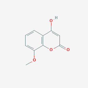 molecular formula C10H8O4 B3079350 4-羟基-8-甲氧基-2H-色烯-2-酮 CAS No. 106754-13-6