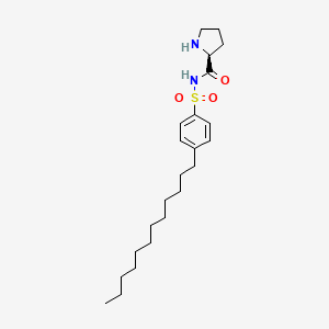(2S)-N-(4-Dodecylphenyl)sulfonylpyrrolidine-2-carboxamide