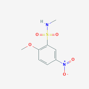 molecular formula C8H10N2O5S B3079399 2-methoxy-N-methyl-5-nitrobenzenesulfonamide CAS No. 106840-81-7