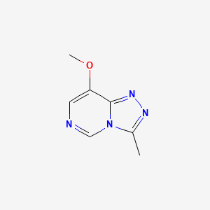 molecular formula C7H8N4O B3079444 8-Methoxy-3-methyl-[1,2,4]triazolo[4,3-c]pyrimidine CAS No. 106921-51-1