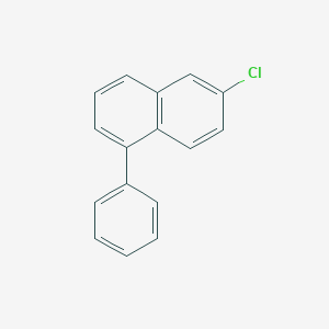 molecular formula C16H11Cl B3079512 6-Chloro-1-phenylnaphthalene CAS No. 1071042-32-4