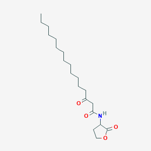 molecular formula C20H35NO4 B3079589 3-氧代-N-(2-氧代四氢呋喃-3-基)十六酰胺 CAS No. 1071479-82-7