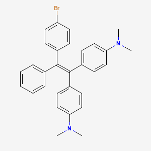 4,4'-(2-(4-Bromophenyl)-2-phenylethene-1,1-diyl)bis(N,N-dimethylaniline)