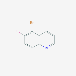 molecular formula C9H5BrFN B3079641 5-溴-6-氟喹啉 CAS No. 107224-21-5