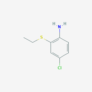 4-Chloro-2-(ethylthio)benzenamine
