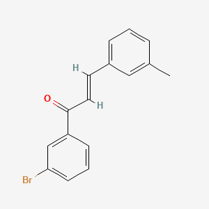 (2E)-1-(3-Bromophenyl)-3-(3-methylphenyl)prop-2-en-1-one