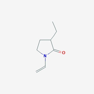 molecular formula C8H13NO B3079701 3-Ethyl-1-vinyl-2-pyrrolidone CAS No. 107313-85-9