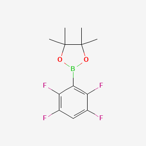 4,4,5,5-Tetramethyl-2-(2,3,5,6-tetrafluorophenyl)-1,3,2-dioxaborolane