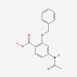 Methyl 2-(benzyloxy)-4-acetamidobenzoate