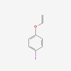 molecular formula C8H7IO B3079764 1-Iodo-4-vinyloxy-benzene CAS No. 1074-57-3