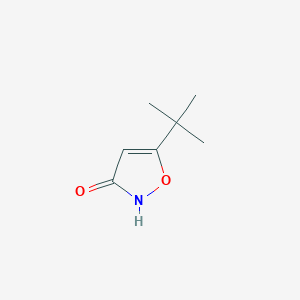 molecular formula C7H11NO2 B3079771 3-羟基-5-叔丁基异恶唑 CAS No. 107403-12-3