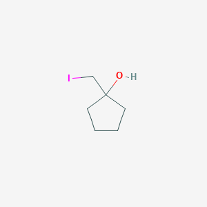 molecular formula C6H11IO B3079790 1-(Iodomethyl)cyclopentan-1-ol CAS No. 107535-40-0