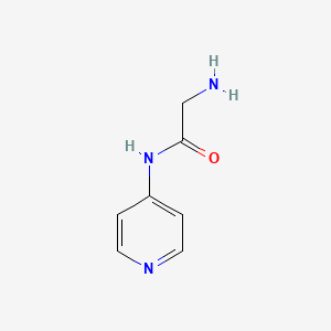 molecular formula C7H9N3O B3079805 N-pyridin-4-ylglycinamide CAS No. 107551-91-7